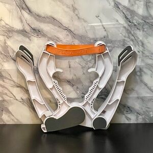 White and Orange Women's Accessory